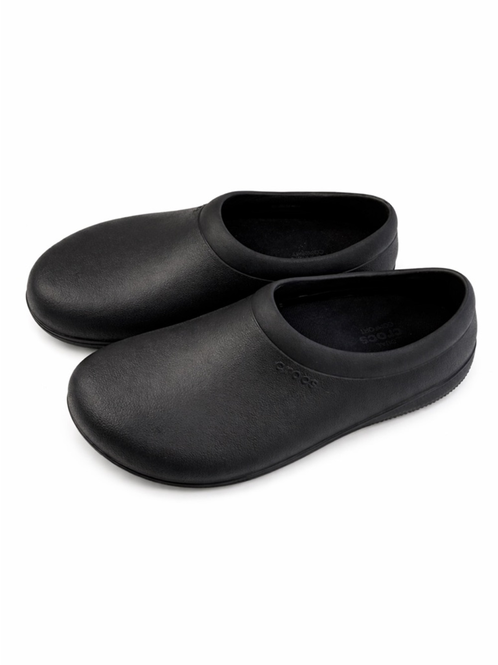 Crocs Work Clogs Black M8 W10 Slip Resistant Nursing Kitchen Shoes